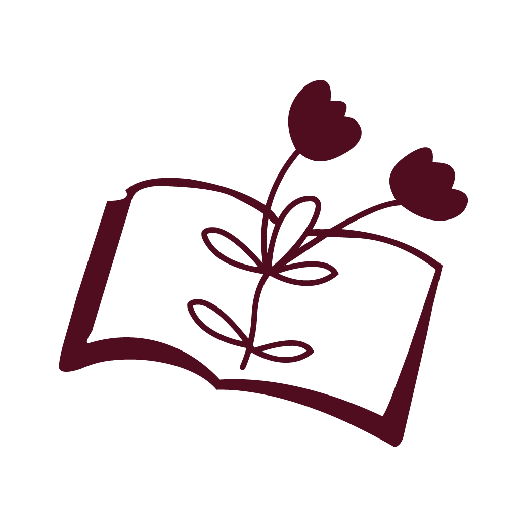 Logo de élan littéraire représentant un livre ouvert qui déploie des fleurs montrant la progression, l'apprentissage